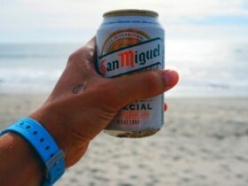 bière soleil sur la plage